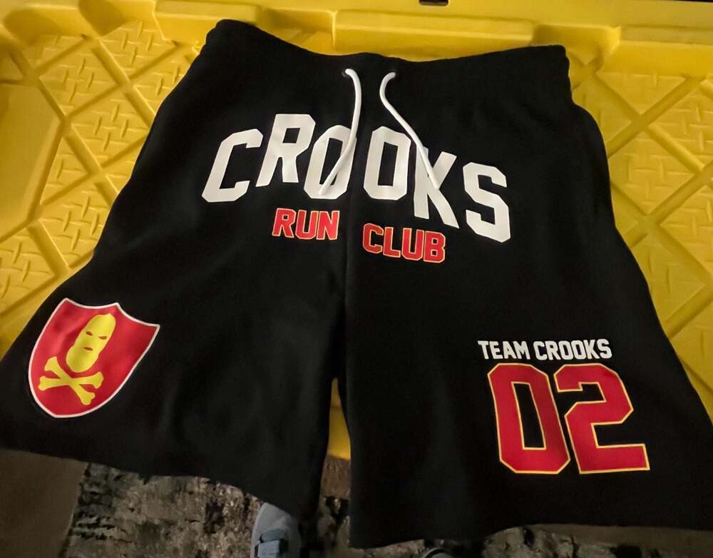 Crooks & Castles United Thieves of America Marathon Race 2036 Graphic Sweatshort